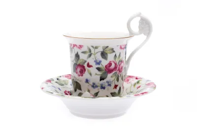 Obrázok produktu pre Šálka na kávu, 200 ml, Meissen, český porcelán, ruža, Leander