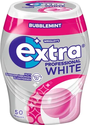 Produktbild von Wrigleys Extra Professional WHITE Minze Beere 50 Dragees 70g