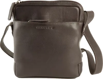 Productafbeelding van HAROLD'S Leer schoudertas Campo Crossbag Brown donkerbruin
