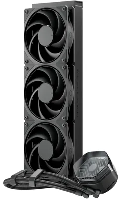Produktbild von Cooler Master MasterLiquid 360 Atmos Stealth - Prozessor-Flüssigkeitskühlsystem - Kühlergröße: 360 mm - (für: LGA1851, LGA1700, LGA1200, LGA1151, LGA1150, LGA1155, LGA1156, AM4, AM5)