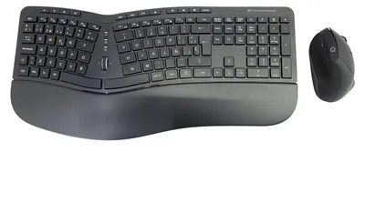 Produktbild von CONCEPTRONIC Wireless Keyboard+Mouse,ergo,Layout spanisch sw