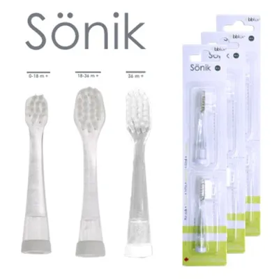 Obrázek produktu pro Náhradní hlavice k sonickému kartáčku Sönik 2ks Infant 0-18m