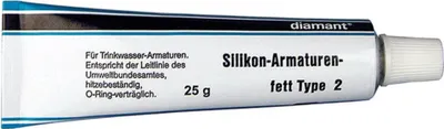 Produktbild von Silikonfett Type2 diamantTrinkwasserarm. 25g Tube