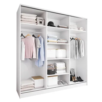 Produktbild von Offener Kleiderschrank MERV K6 200 weiß