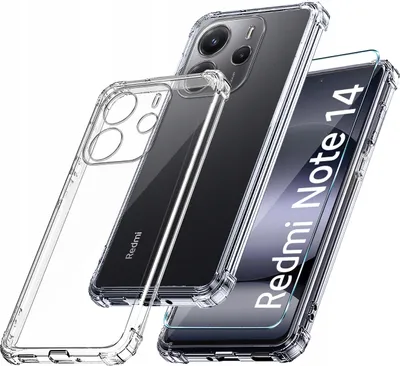 Immagine prodotto di Custodia per Xiaomi Redmi Note 14 5G PANCERNE CASE SILICON GUMOWE SLIM + VETRO