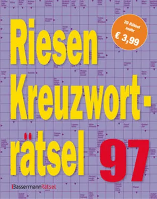 Produktbild von Riesen-Kreuzworträtsel 97 (5 Exemplare à 3,99 EUR)