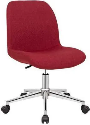 Produktbild von Büro Sessel Rot Luxus Stuhl Bürostuhl Chef Textil Designer Sessel Möbel