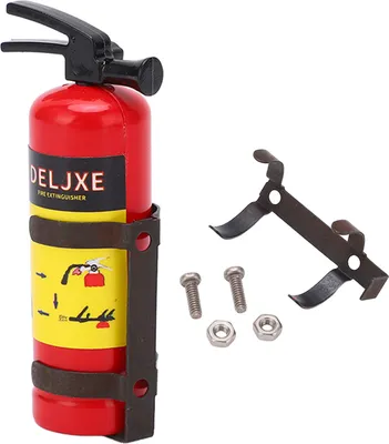 Productafbeelding van RC-auto brandblusser simulatie, gedetailleerd ontwerp, lichtgewicht, mini speelgoedaccessoire, rood