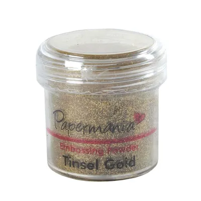Produktbild von Papermania Embossingpulver gold glitzer 28g
