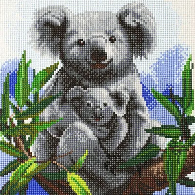 Immagine prodotto di Quadro su tela Crystal Art Koalas
