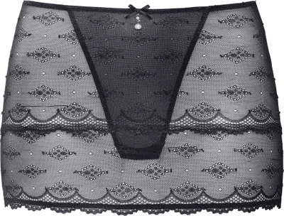 Produktbild von LASCANA Stringrock schwarz Größe 44/46