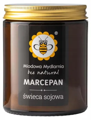 Image de Miodowa Mydlarnia Bougie Soja Marcepan 180 ml Parfumée
