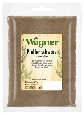 Produktbild von Pfeffer schwarz gemahlen