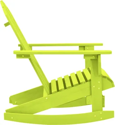 Produktbild von "Winterschlussverkauf "Outdoor-Stuhl/Picknickstuhl - Adirondack-Schaukelstuhl Massivholz Tanne Grün - 70x91,5x92 cm NeuMöbel 9786715