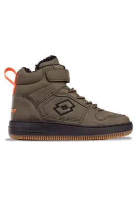 Produktbild von Lotto PREHNA FUR K Kinder High-Top Sneaker Winterschuh gefüttert 2600470 Oliv , Schuhgröße:30 EU