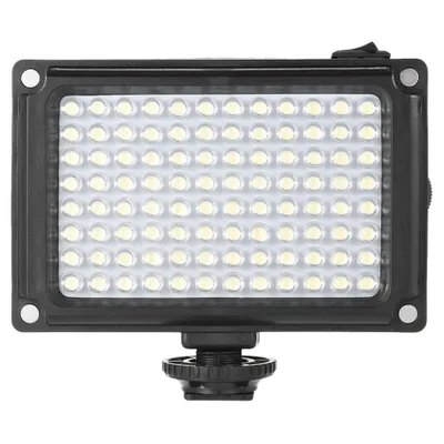 Produktbild von Tragbare Mini-On-Kamera LED-Video-Fill-in Light Panel 5400K / 3200K CRI85 + mit White & Orangefilter fuer Canon Nikon Sony DSLR-Kamera-Camcorder