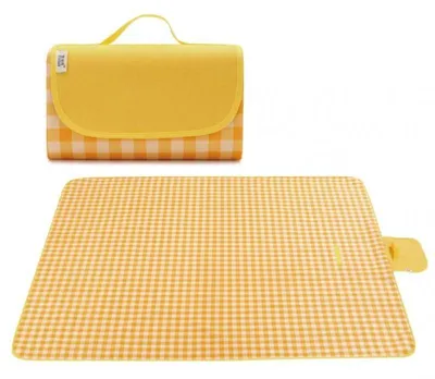 Zdjęcie produktu dla Składana mata piknikowa na plażę PIKNIX 145x200 cm - wiele kolorów Kolor: pomarańczowy