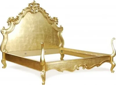Produktbild von Barock Bett Lusso Superior Gold 180 x 200 cm aus der Luxus Kollektion von Casa Padrino