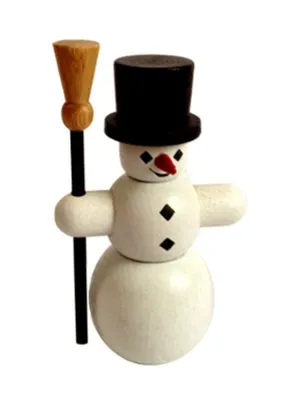 Produktbild von Miniaturfigur Schneemann bunt Höhe=7cm NEU
