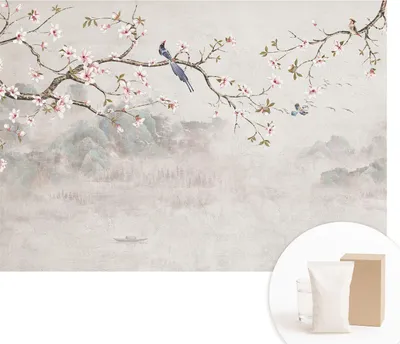 Produktbild von Fototapete - Wandbilder für Wohnzimmer - 208x146 cm - Dekorative Wandfolie - Modernes Design für Wanddekoration - Tapeten für Innenräume - Orientalische Landschaft