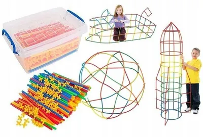 Produktbild von Askato Konstruktionsspielzeug Bausteine 300 Teile Kreativität
