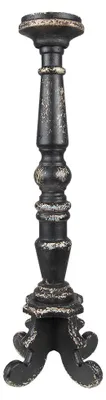 Productafbeelding van Clayre & Eef kaarsenhouder, 65 cm, zwart, hout