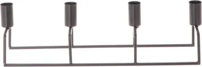 Produktbild von Kerzenleuchter -Element- Metall 10x35cm schwarz
