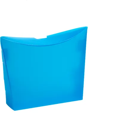 Image de Boîte cadeau en plastique Colorz, Frosty Boîte cadeau en plastique polypropylène, format 13,5x4x13,5cm BLEU 10 pcs.
