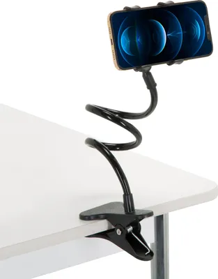 Obrázek produktu pro hjh OFFICE držák na mobilní telefon a tablet FLEXMOBI držák na mobilní telefon, stojan na smartphone, nastavitelný držák na tablet