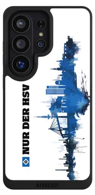 Produktbild von NIVOCASE Handyhülle für Samsung Galaxy S26 Ultra  Hülle NIVOpure Case Schwarz Bundesliga HSV Offizielles Lizenzprodukt