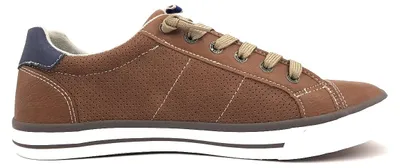 Imagen del producto de Zapatos deportivos para hombre Mustang, color marrón, estilo cordones, ideales para uso diario