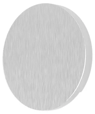 Produktbild von Braytron LED Treppenbeleuchtung Abdeckung Rund Vollflächig Silber Ø97 mm IP20