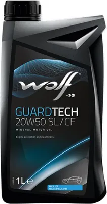 Produktbild von WOLF Guardtech für 20W-50 1 Liter Motoröl Motorenöl Mineralisch 229.1 PSA B71 2295 501 01 505 00 Öl