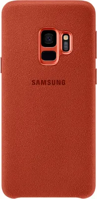 Produktbild von Samsung Rotes Alcantara Cover kompatibel mit Galaxy S9
