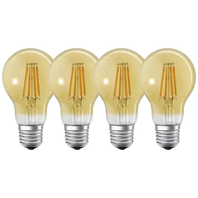 Produktbild von LEDVANCE Smart+ BT CLA60 55 6 W/2400K E27 4PACK LED-Lampe, Birnenform, Sockel E27, 6 Watt, Warmweiß, 2400 K,  dimmbar, Amazon Alexa / Apple HomeKit / Google Home