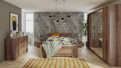 Productafbeelding van Slaapkamers BONEY 5, eikenhout, kloosterstijl