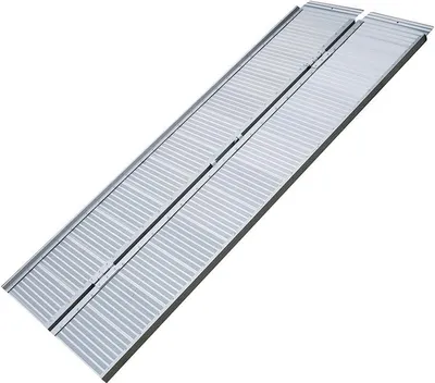 Produktbild von Auffahrrampe Aluminium klappbar für Rollstuhl 122x73cm 270kg