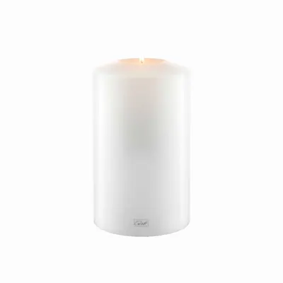 Produktbild von Qult Farluce Classic - Durchm. 12cm |  Teelichthalter in Kerzenform | Dauerkerze | Kunststoffkerze in Kerzenoptik | Teelichtkerze mit Teelichteinsatz | inkl. Teelicht