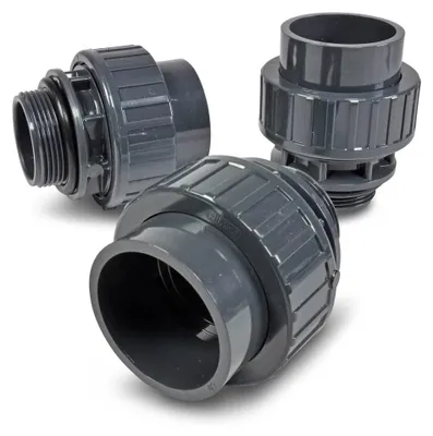 Produktbild von PVC Verschraubung 1 1/2' AG 50 mm (3 Stk.)
