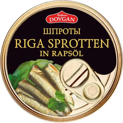 Produktbild von DOVGAN GmbH Riga Sprotten in Öl 160g