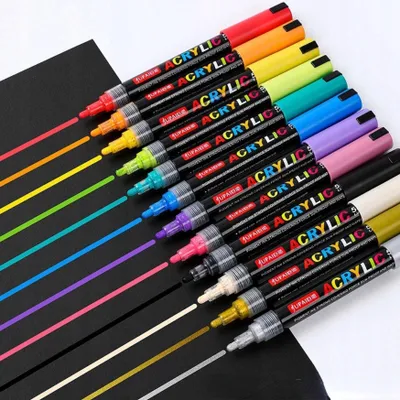 Produktbild von Jupai Acrylmarker Set 36-tlg, Wasserfest, Vielseitig