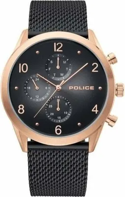 Produktbild von POLICE PL.15922JSR/02MMB Herrenuhr Herren Quarz schwarz
