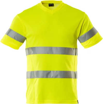 Produktbild von Mascot T-Shirt, V-Ausschnitt, moderne Passform T-shirt Gr. 5XL, hi-vis gelb