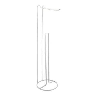 Produktbild von MSV Toilettenpapierhalter Behalter - Metall - weis - 54 cm - 4/5 Rollen