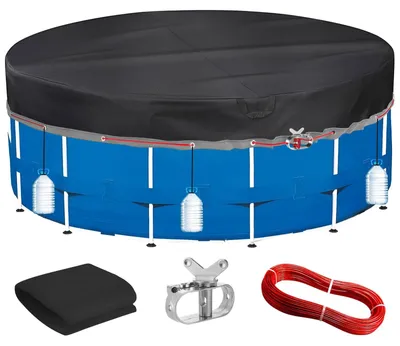 Produktbild von Poolabdeckung, rund, Durchmesser 432 cm - Wasserabweisend, UV-beständig