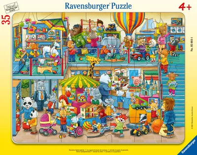 Produktbild von Kinderpuzzle Tierischer Spielzeugladen