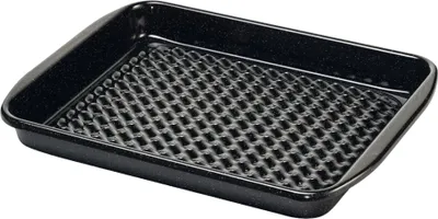 Produktbild von RIESS 0399-022 Grilltasse eckig 32 x 42 cm, Schwarzemaille