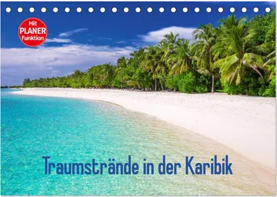 Produktbild von Traumstrände in der Karibik (Tischkalender 2025 DIN A5 quer), CALVENDO Monatskalender