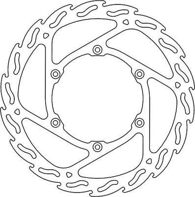 Productafbeelding van Remklauw voorzijde, 270 mm, geschikt voor Yamaha YZ/YZF 125/250/450 (vanaf '16), WRF 250 (vanaf '17-'19), 450 (vanaf '16-'18)