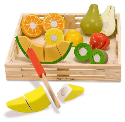 Obrázok produktu pre Melissa & Doug – Drevená hračka na krájanie ovocia   Pre deti   Jedna veľkosť